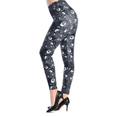 Rose Flower Printed Leggings