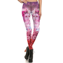 Sexy Girl leggings Rainbow Print