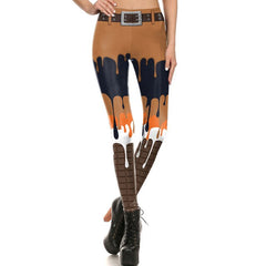 Sexy Girl leggings Rainbow Print