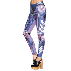 Sexy Girl leggings Rainbow Print