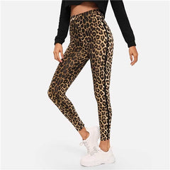 High Waist Leopard Print Leggings
