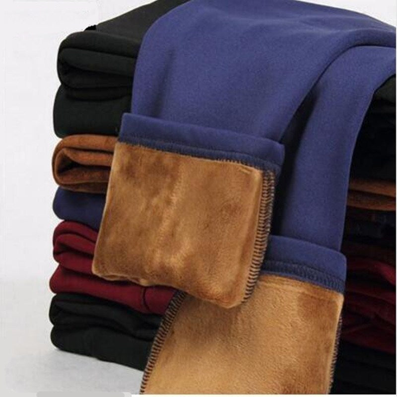 Lady Casual Leggings Winter Warm Velvet