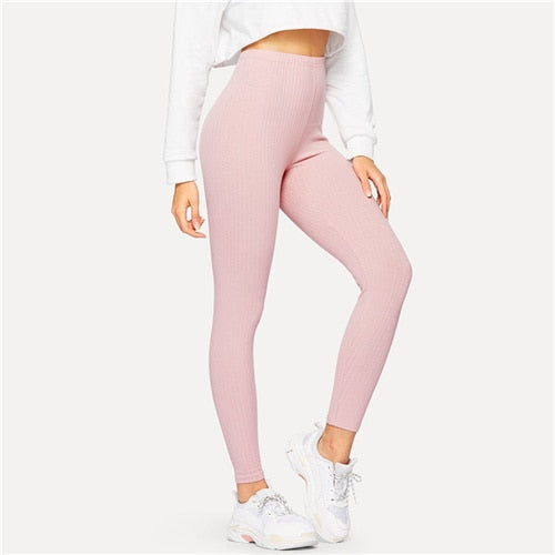 Summer Women Basics Leggings