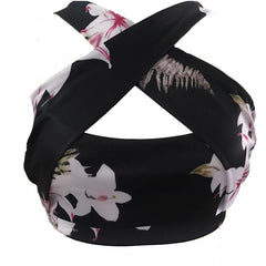 Flower Print Leggings Women High Waist