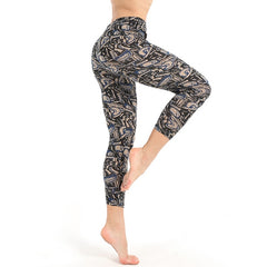 Women's Yoga Print Fitness Leggings