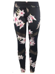 Women Yoga Sets Floral Legging