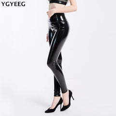 Plus Size Leather Leggings