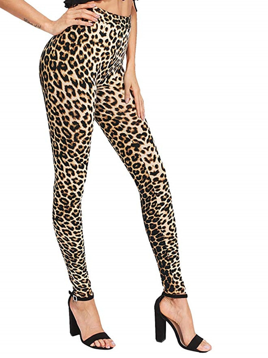 High Waist Leopard Leggings