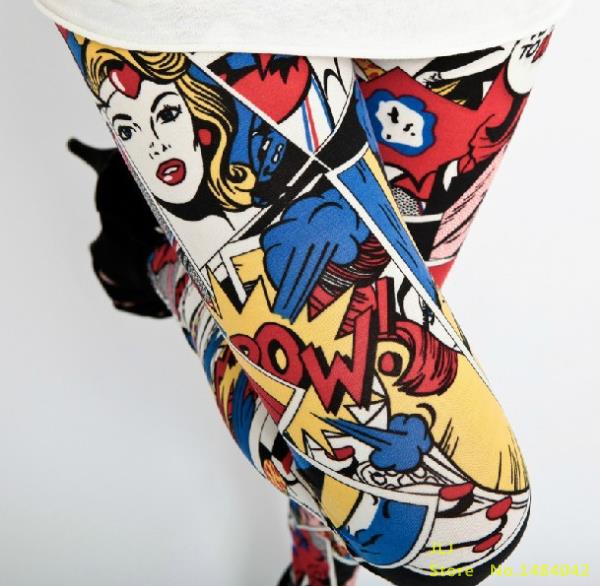 Rose Flower Printed Leggings