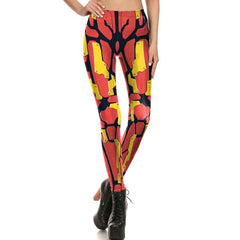 Sexy Girl leggings Rainbow Print