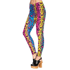Sexy Girl leggings Rainbow Print