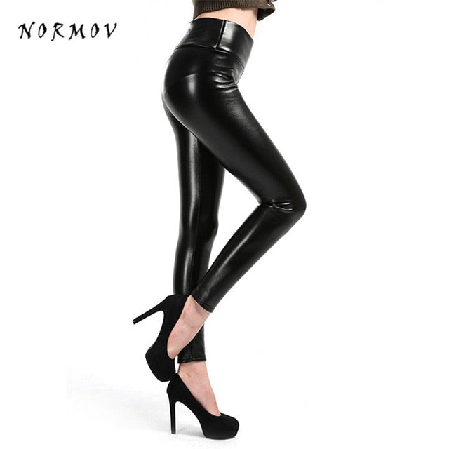 Women Faux Leather Leggings