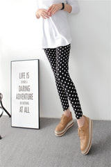 Fashion Floral Printing Elastic Leggings
