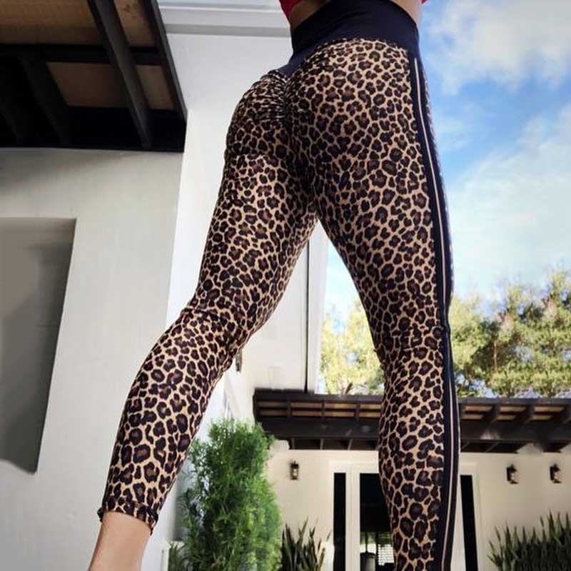 Push Up Leopard Print Leggings