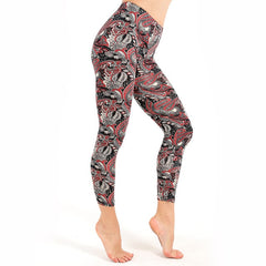 Women's Yoga Print Fitness Leggings
