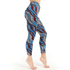 Women's Yoga Print Fitness Leggings